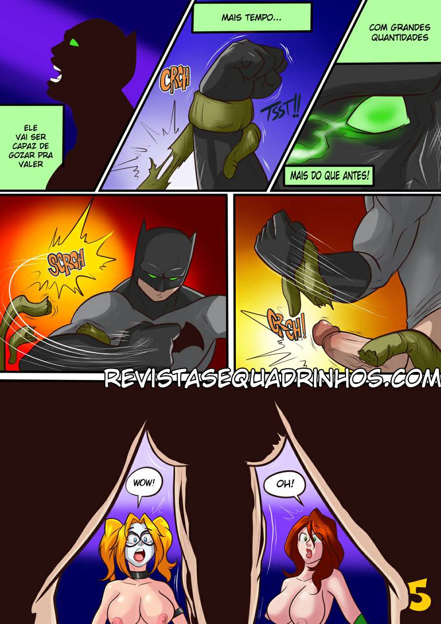 Arlequina fudendo com Batman Hentai