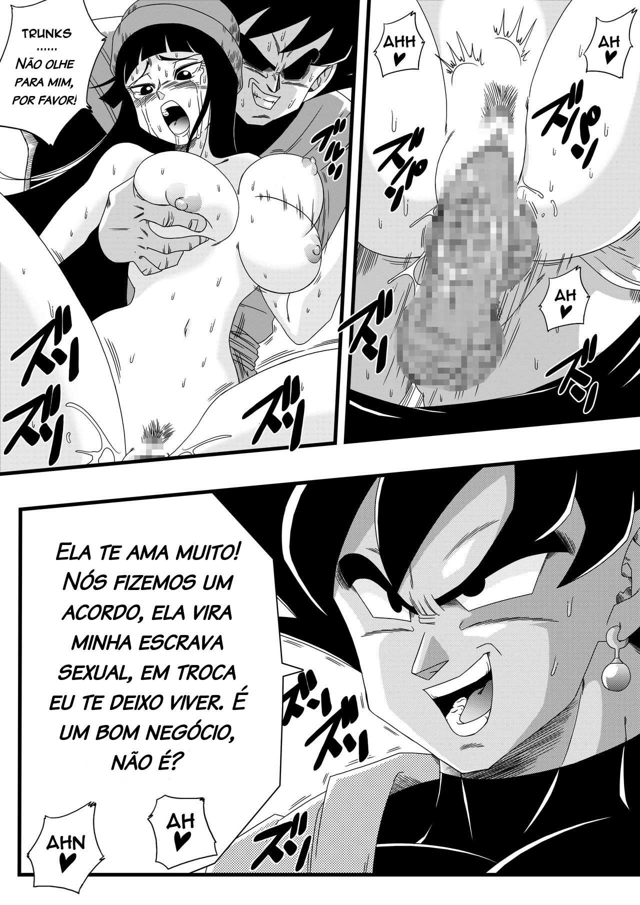 Goku Black comendo a Mai Hentai