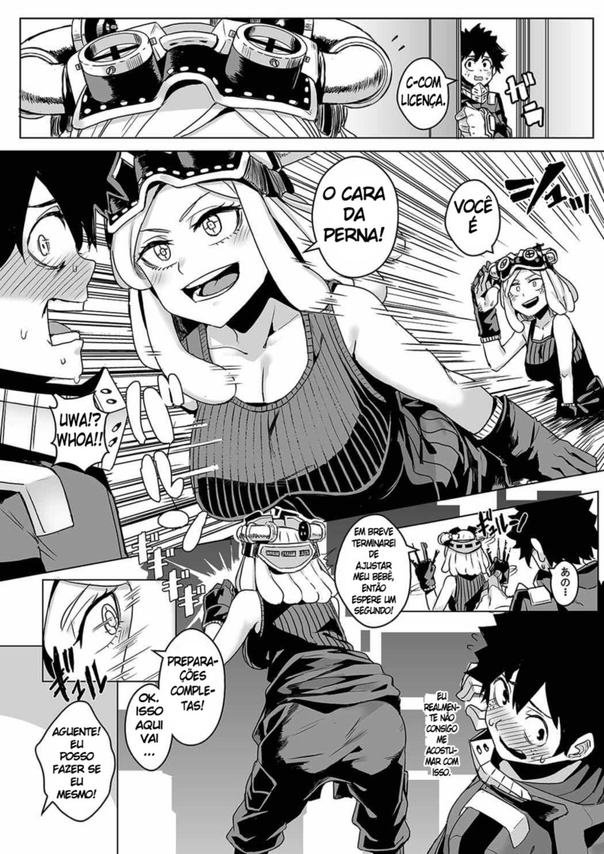 Boku no Hero Academia Deku comendo a Ochako Uraraka Hentai