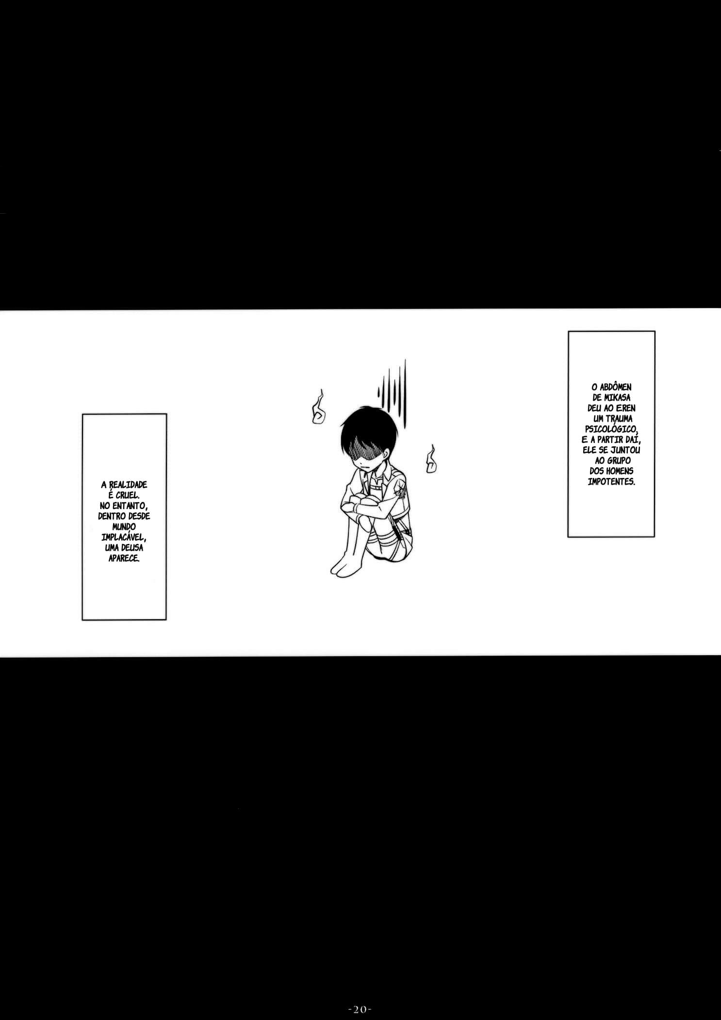 Shingeki no Kyojin Eren comendo a Mikasa Hentai