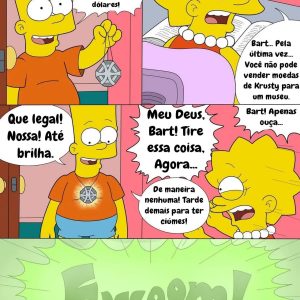 Os Simpsons Futanari Lisa comendo o irmão Bart