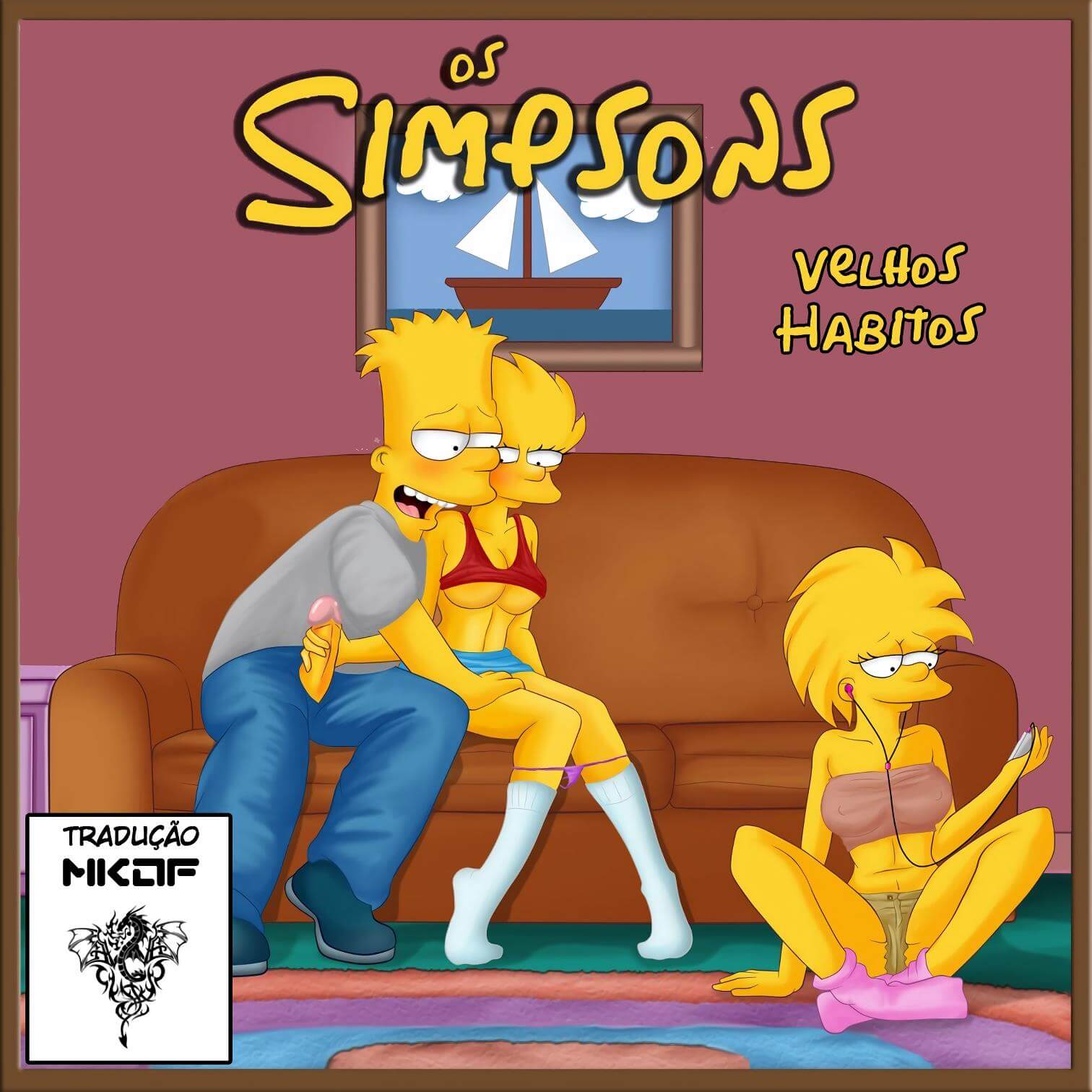 Os Simpsons Velhos Hábitos Hentai